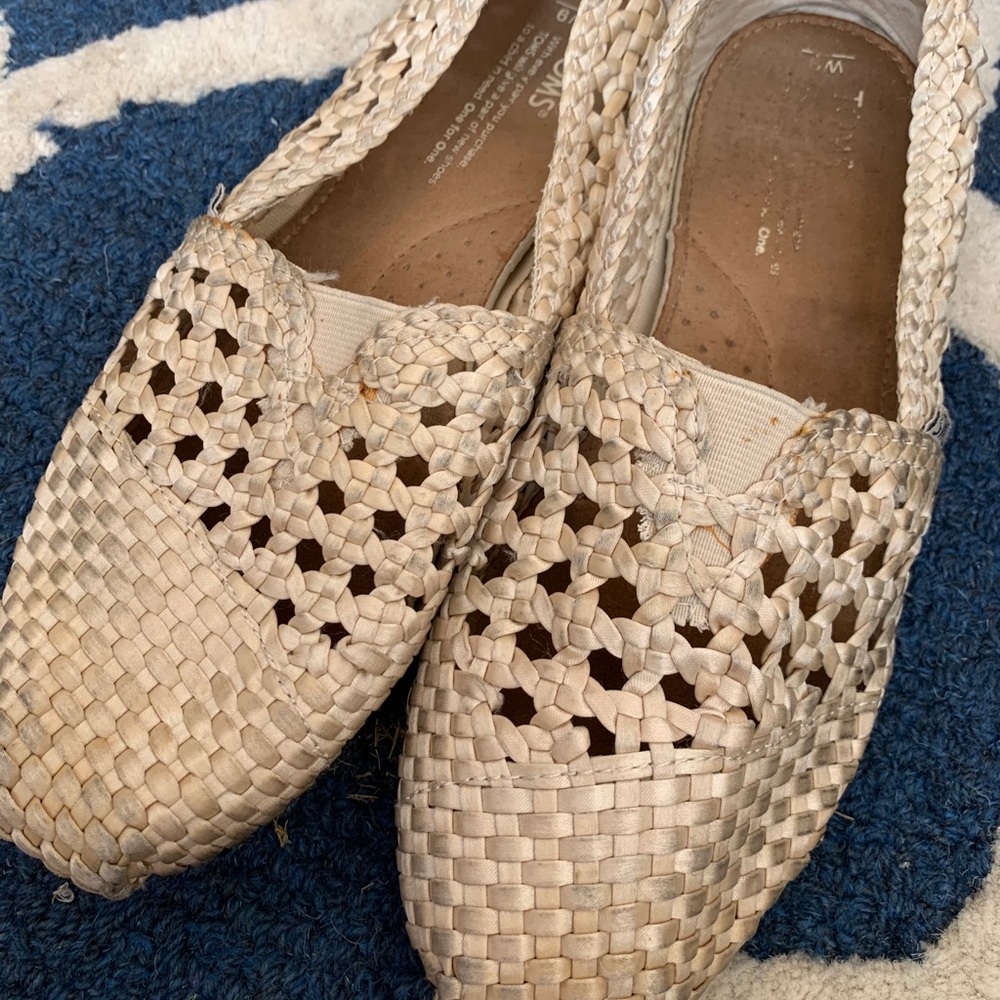 Toms slip on - made of natural fibers